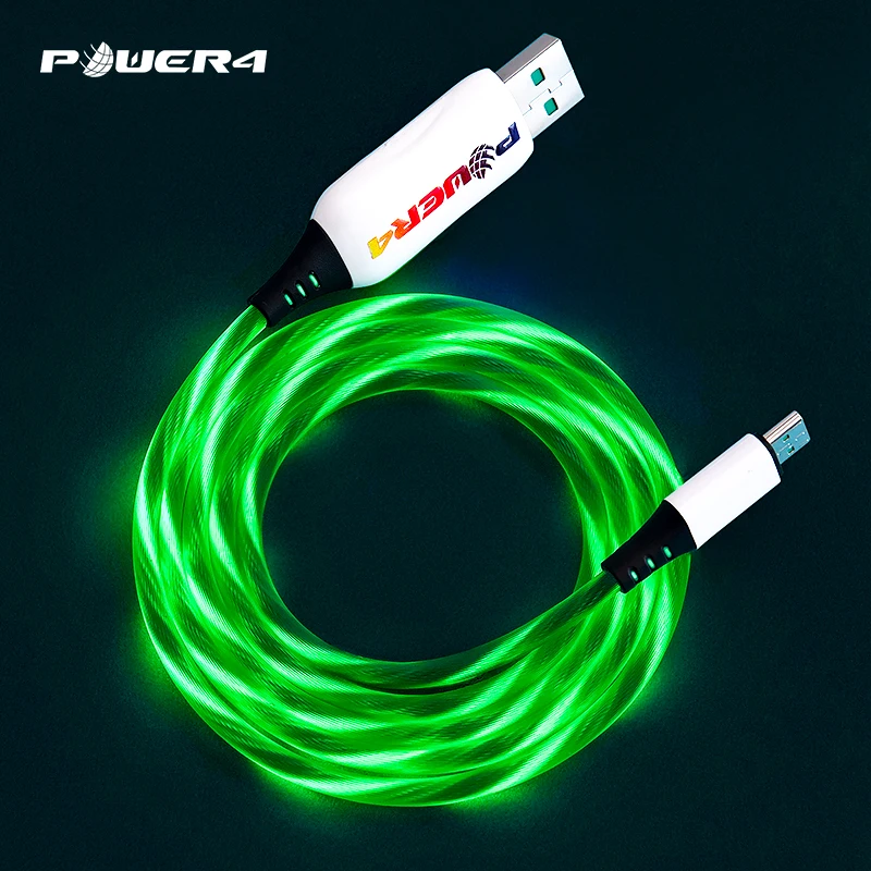 
USB cable pure copper core super fast charging USB line low price sample free iphone/android/type-C usb cable with led light 