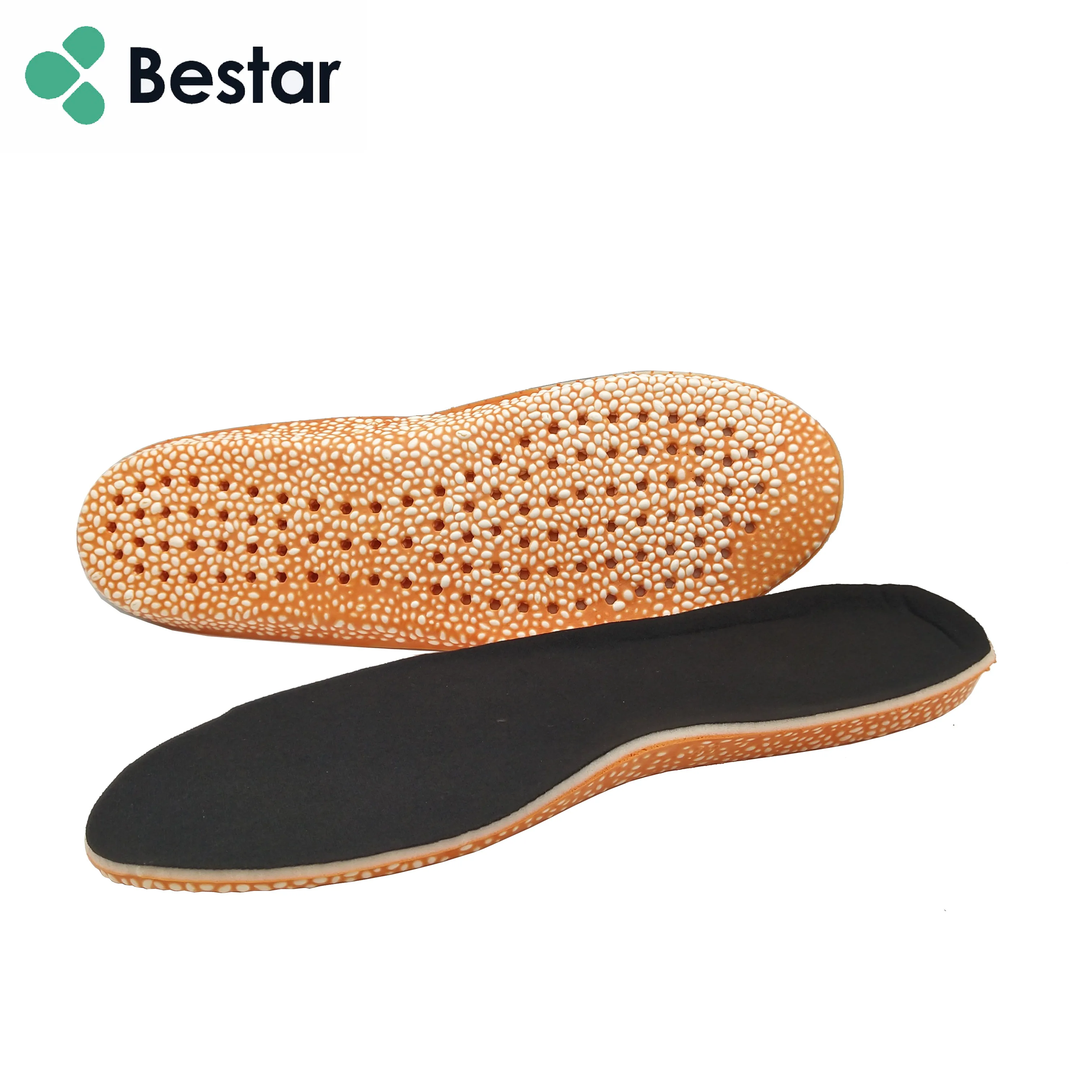 

New designed shock absorbing breathable memories foam popcorn insoles eTPU insole shoe lift insole, As photo or customized