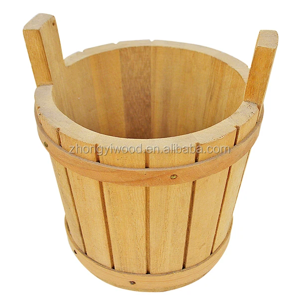 Fsc Antique Wooden Bucket Small Wooden Bucket Buy Antique Wooden Bucket,Small Wooden Bucket