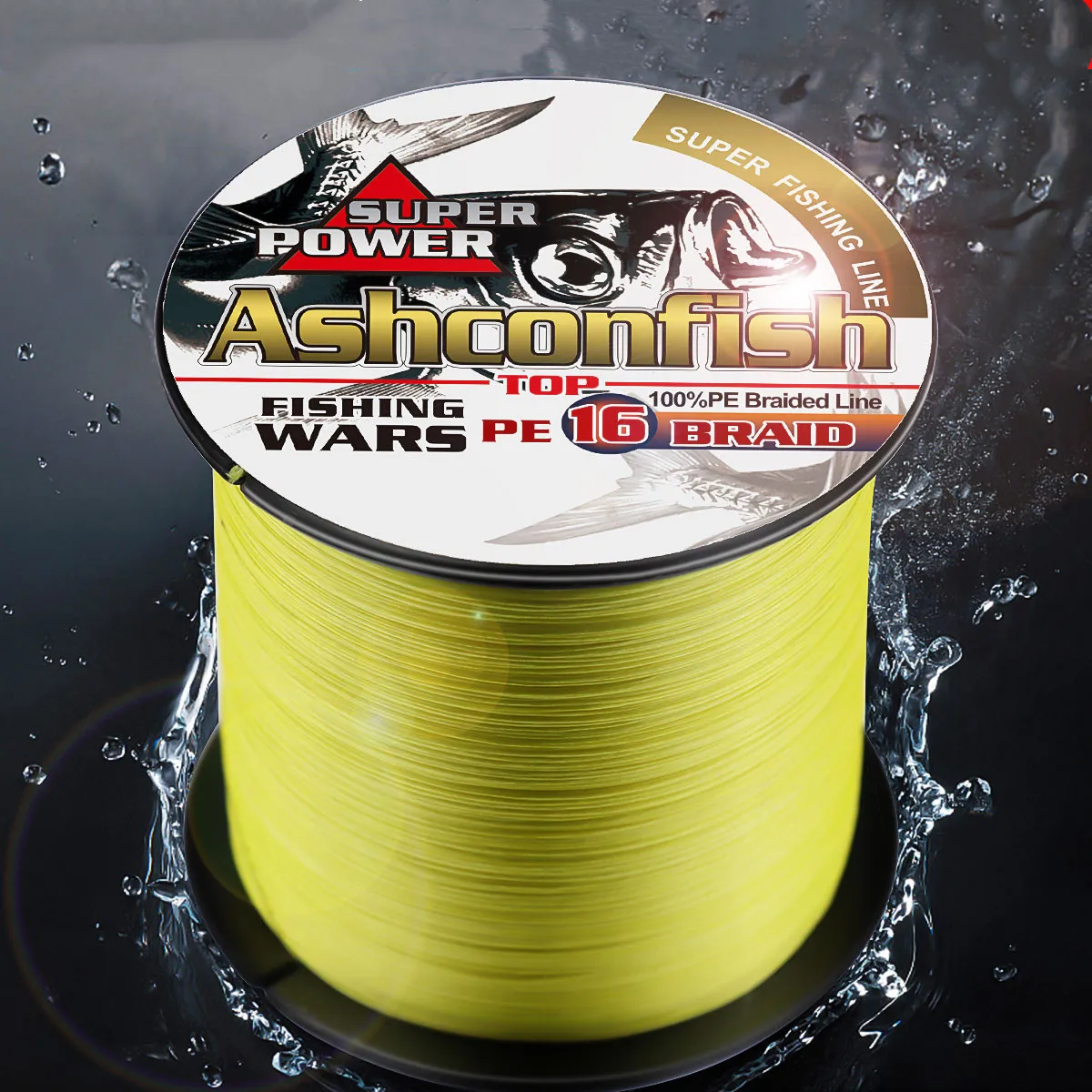 

Hollow line 20LB-500LB Hollowcore 16 strands 100% PE braided fishing line for deep-sea fish, 15 color available