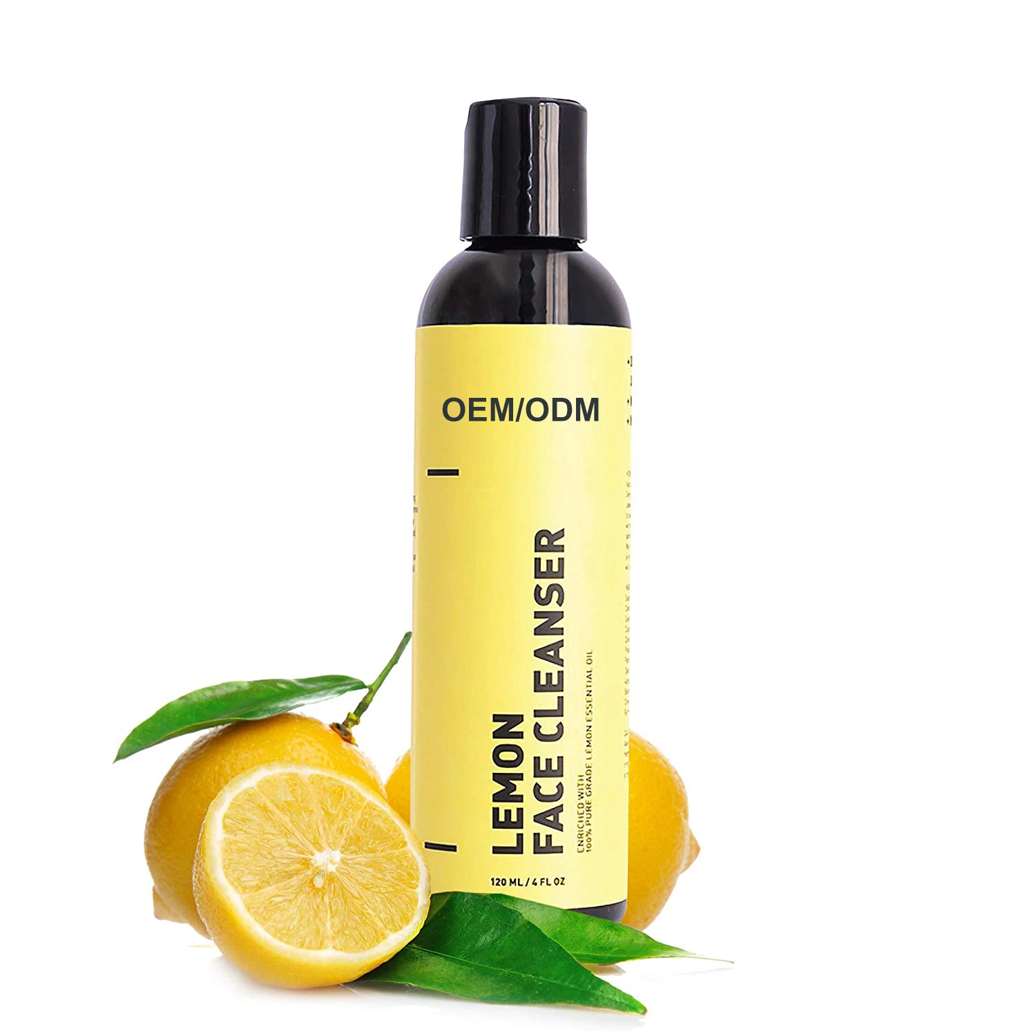 

QQLR High Quality Lemon Cleanser Moisturizing Facial Cleanser Lemon Essential Oil Preservatives 120ml