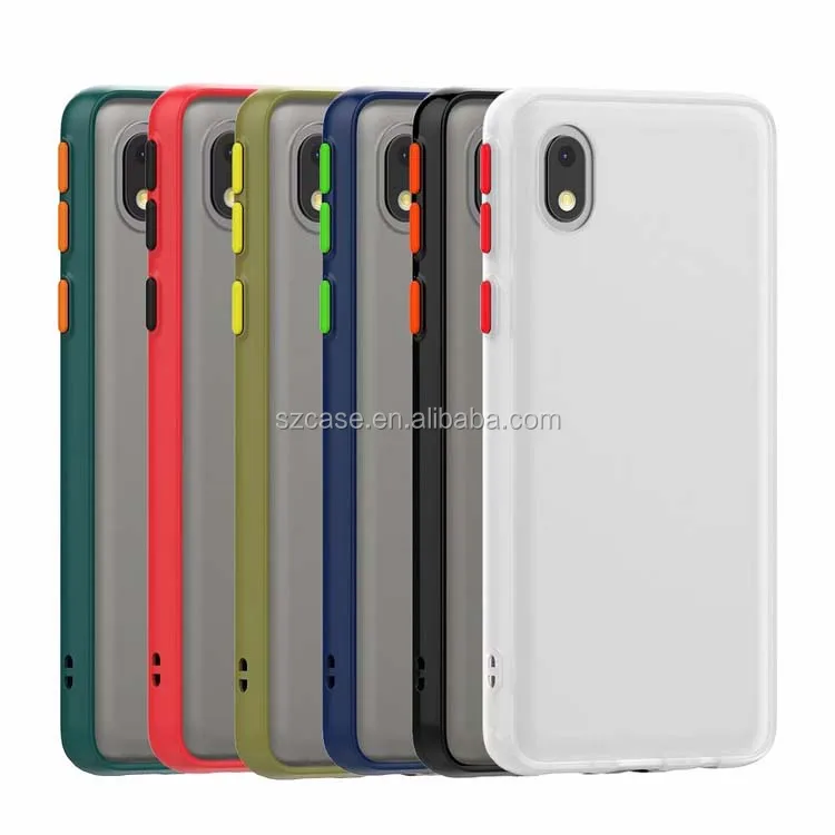 

Strong Shock Mixed Color Frosted Translucent Matte PC Hard Back TPU Bumper Phone Cover Case For LG K11 K40 K12 Plus Prime