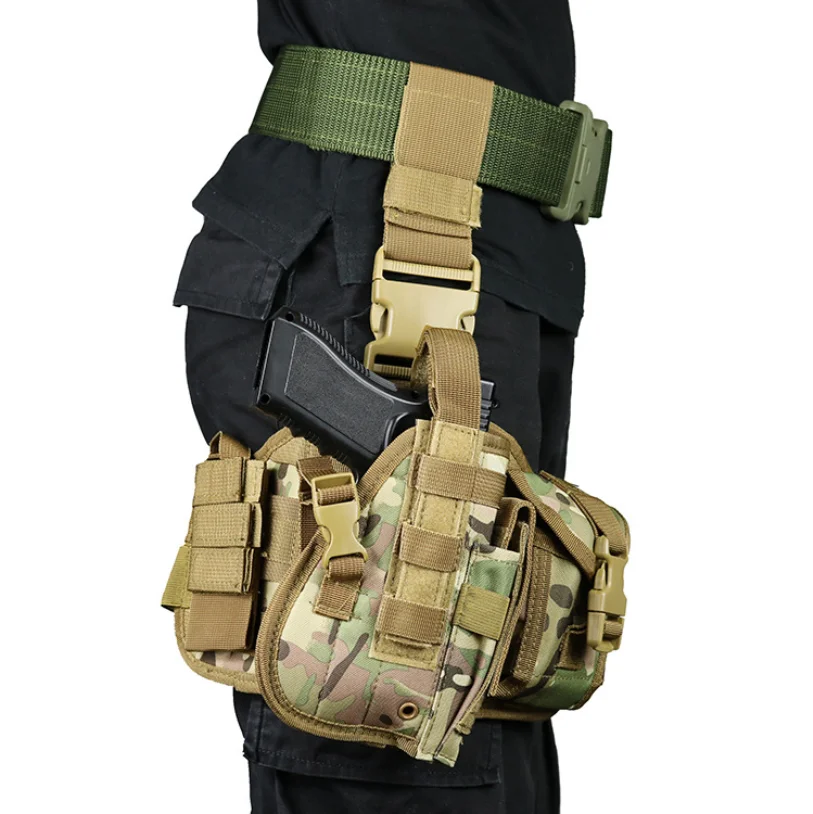 

Military Tactical Adjustable Airsoft Pistol Leg Gun Bag Holster