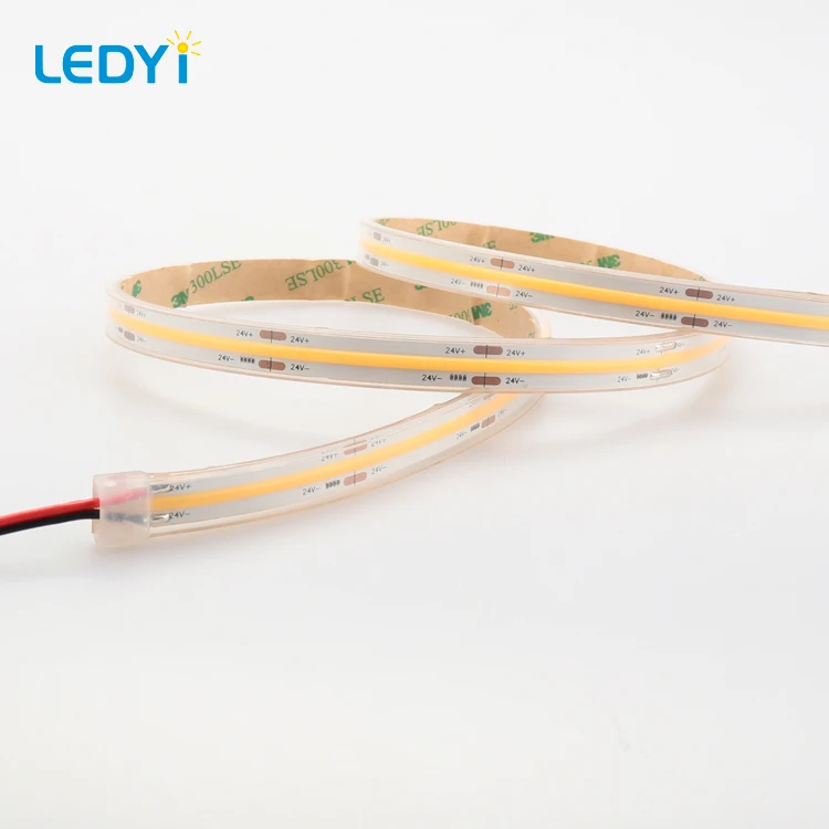 12v 24v Flexible Fob 2700k/4000k/6000k Flex Led Light Cob Strip Ip65 ...