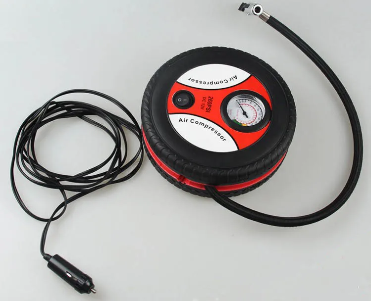 12V Auto Inflatable Pumps Electric Tire inflation 260psi Mini Portable Car Air Compressor