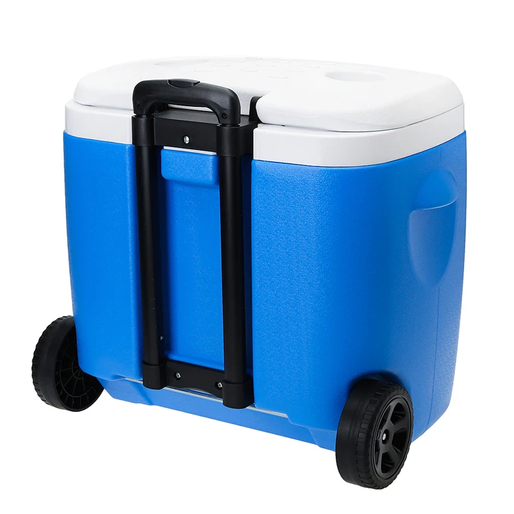 

GiNT 38L Good Quality Cooler Box Wheeled Cooler Box Handled Cooler Boxes for Food Drinks, Customized color acceptable