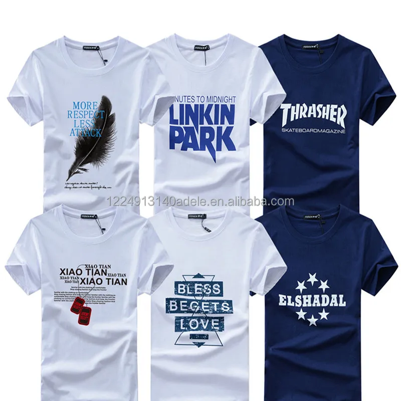

Wholesale men's cotton tshirt casual Printed T shirt Sustainable summer t shirt for men Originals Men's T Shirts plus sizes