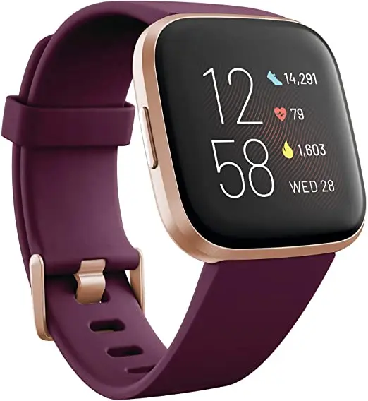 

For FIT BIT Versa 2 Health and Fitness Smartwatch with Heart Rate, Music, Alexa Built-in, Sleep and Swim Tracking Smart Watch