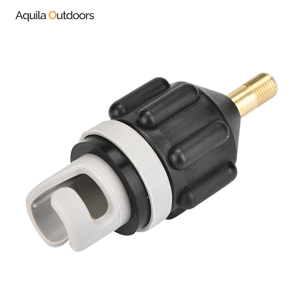 

sup Pump Adaptor for Inflatable surfboard cheap air valve adaptor for inflatable paddle board Kayak Boat, Black/orange/red