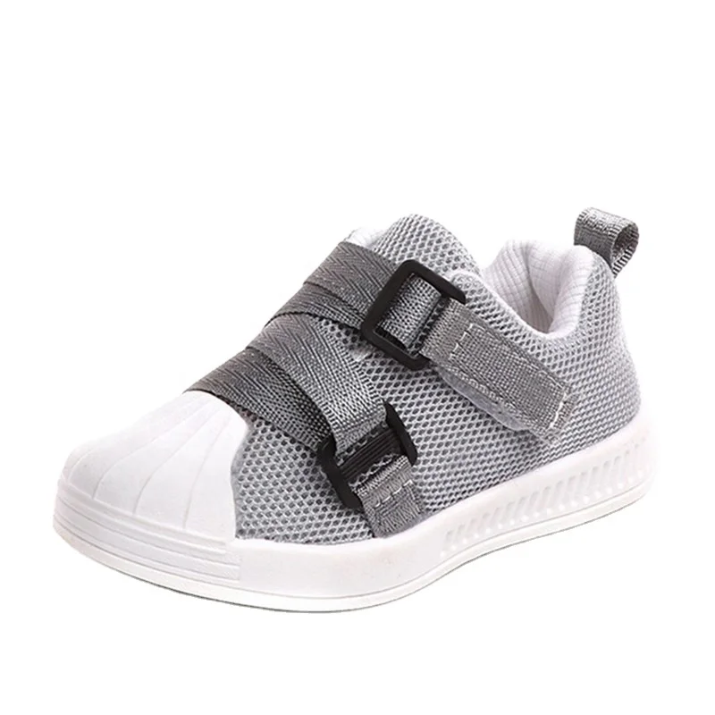 

Spring Autumn Children's Shoes Boys Girls Casual Shoes Fashion Comfortable Breathable Anti-slip Sneakers For Kids, Grey pink black