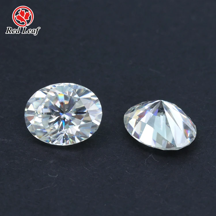 

Redleaf moissanite Wholesale VVS D Colorless Oval Brilliant Loose oval moissanite