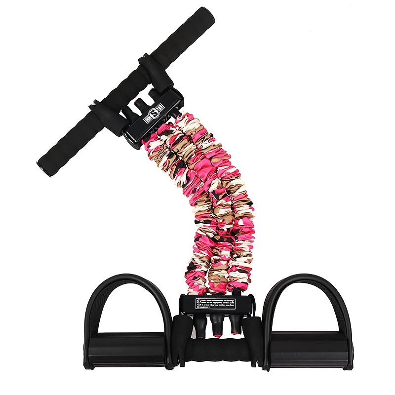 

INNSTAR elastic non-slip foot pedals exercise band foot tube body trimmer pull rope resistance, Customized