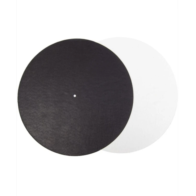 Wholesale Custom Printed Round Felt Turntable Slipmat For Vinyl Record