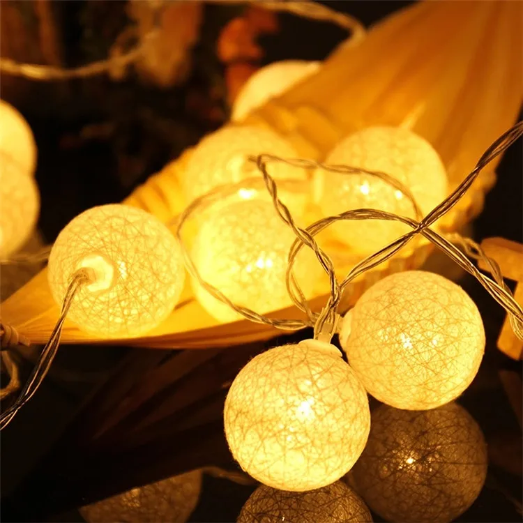 
Indoor decoration christmas holiday lights, customized led motif light yarn ball shaped led lamp 
