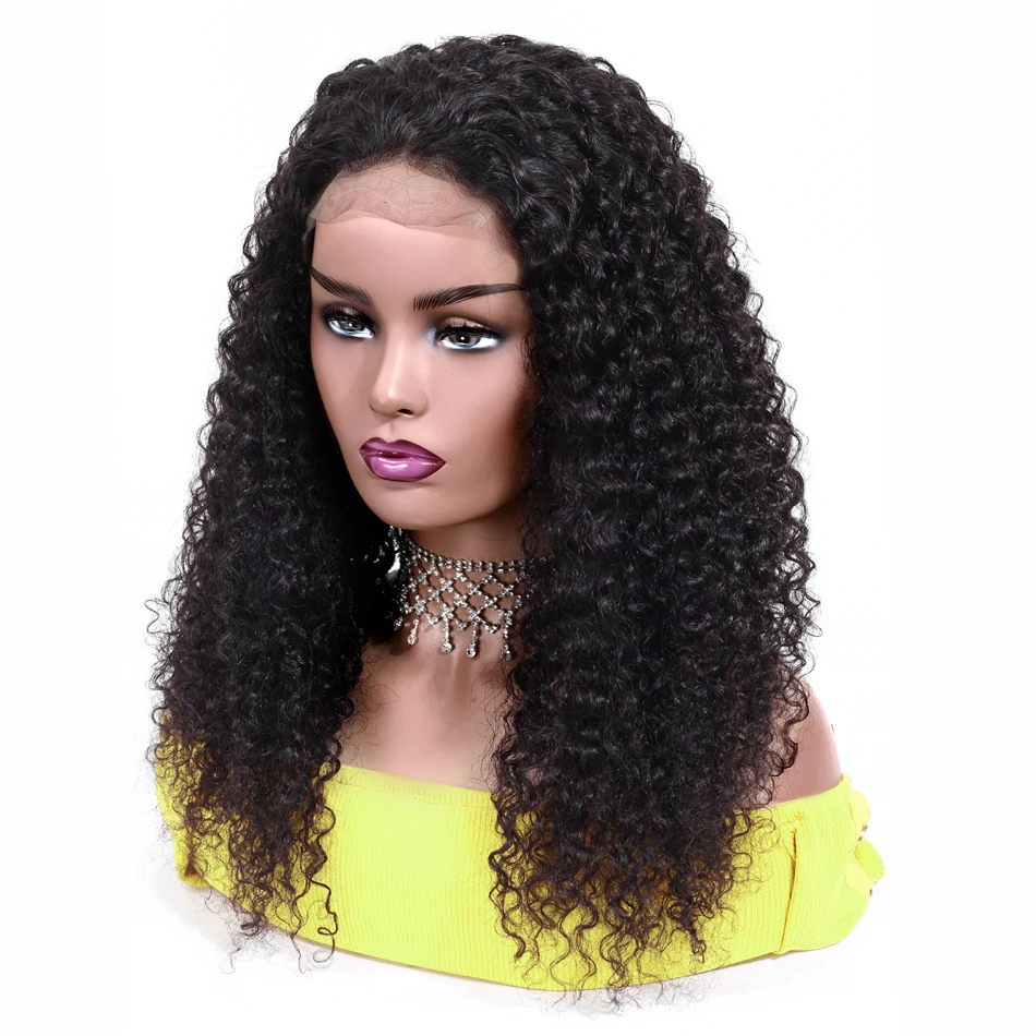 

Afro Kinky Curly Cuticle Aligned Virgin Hair Mongolian HD Lace Frontal Human Wigs