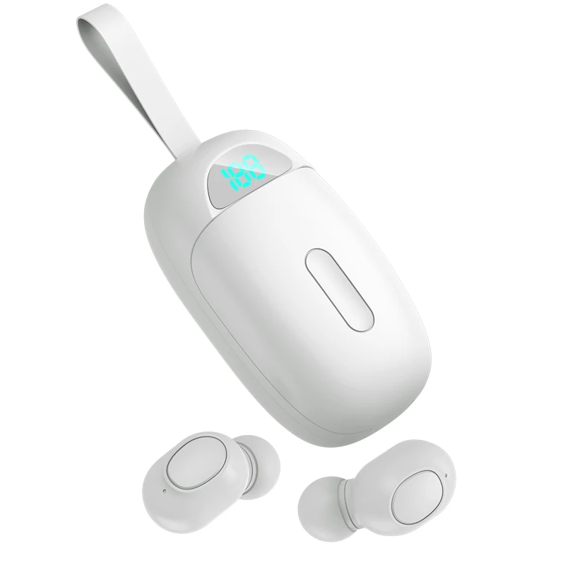 

Mini LED Portable Bt 5.0 Headphone Wireless Headset In-ear Wireless Earbuds Earphone