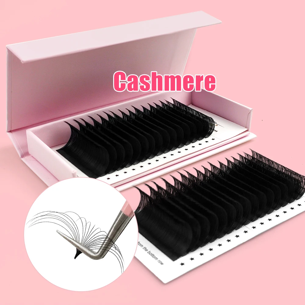 

Abonnie wholesale premium cashmere lash extensions supplies individual volume lash trays Private label mink eyelash extensions