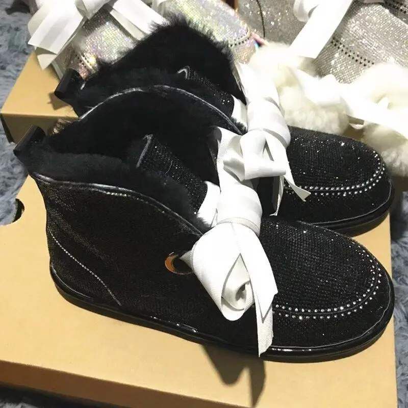 

Factory outlet fashion snow boots girls winter prices, Black, white, colorful