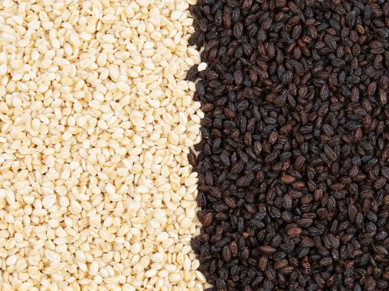 White Sesame vs Black Sesame: Nutritional Differences & Uses