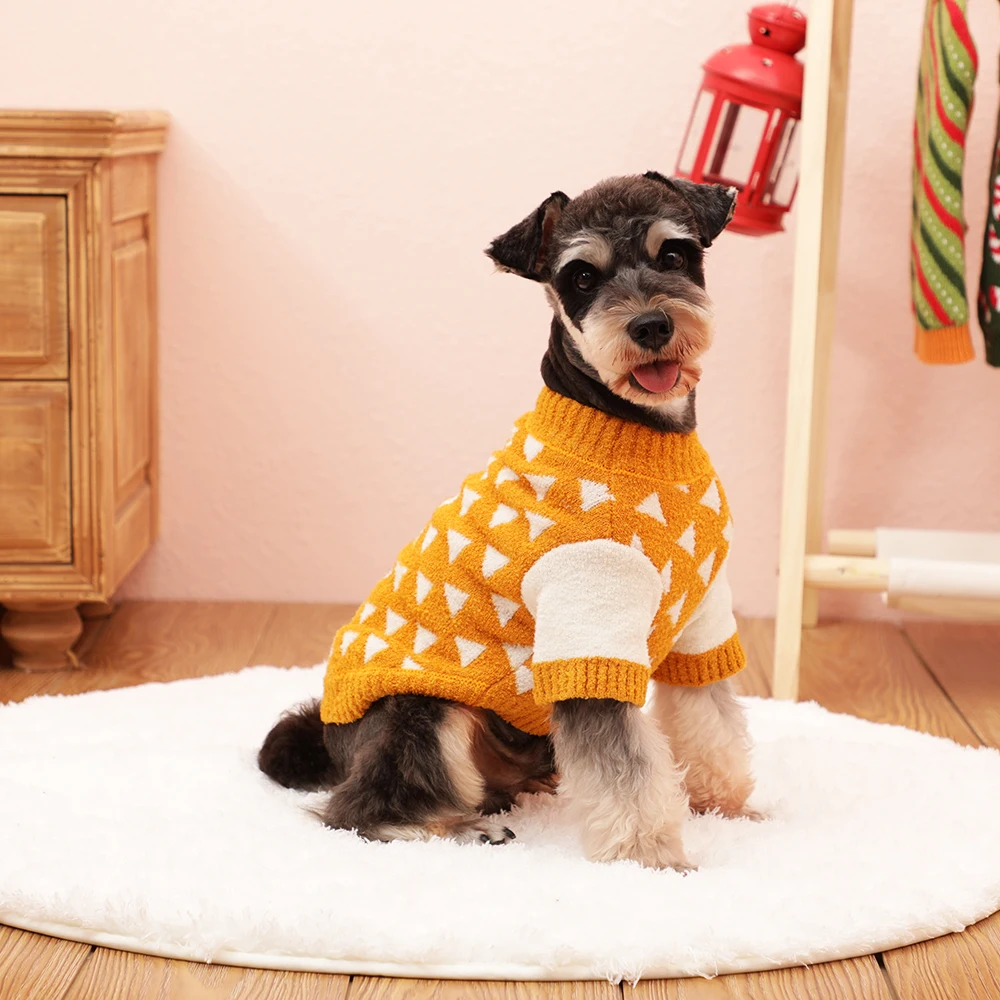 

2021 NEW FASHION Pet Sweater Classic Pet Clothes FASHION DESIGNER Dog Sweater Knitted Loop yarn Dog pet clothes winter
