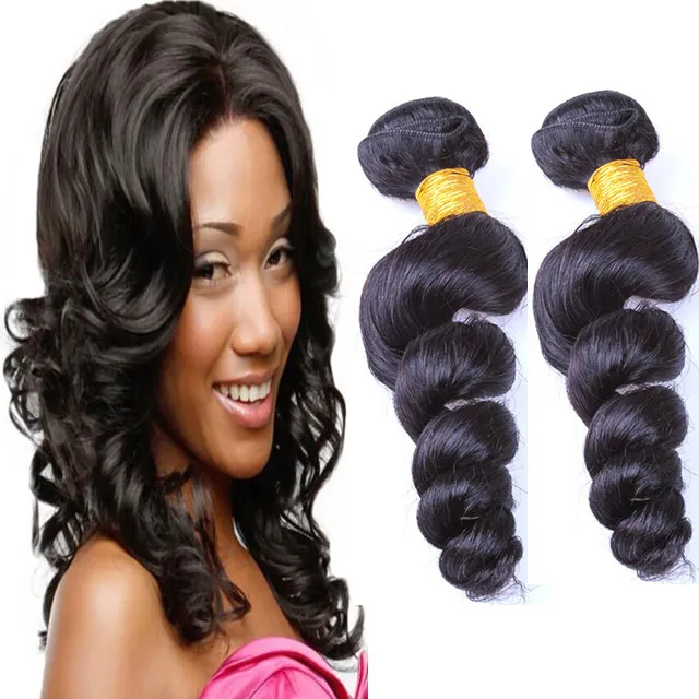 

Factory lowest price 8a grade virgin brazilian cuticle aligned hair, loose wave 3 bundles of brazilian hair with closure