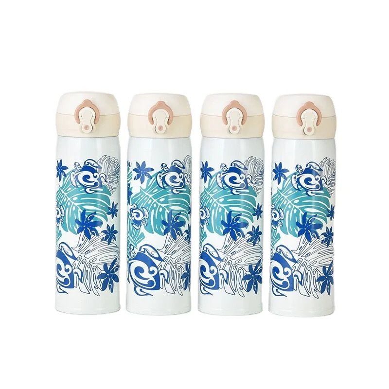 

2022 custom nice double wall sport water bottle stainless steel insulated student vacuum flask with bounce lid