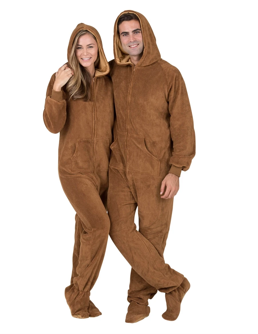 2020 Patterns Free Fitted Onesie With Various Sizes Adult Sleepsuit For