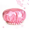 2019 hot double layer waterproof EVA shower cap large size has elastic waterproof cap manufacturers can be customized for men