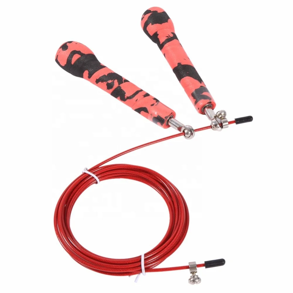 

2021 new arrival customized logo pvc jump rope steel wire rope skipping rope, Blue/green/pink/orange