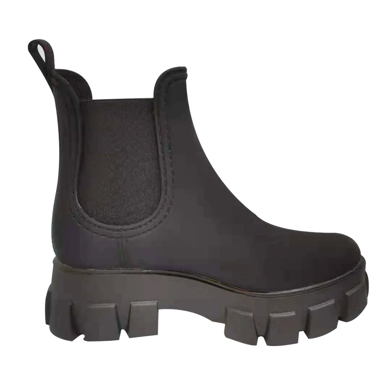 

New arrival lady boots Rain Waterproof Boots women booties, Black/ yellow/ fuchsia/ orange/ brown/ beige