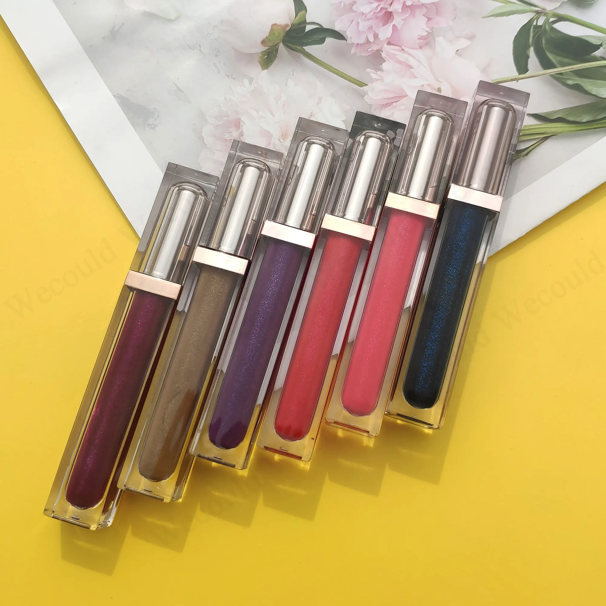 

Wholesale Makeup Fairest Shiny Lip Gloss Vendors Private Label Rich Lipcolour Moisturizing Custom Glitter Lipgloss, 121 colors