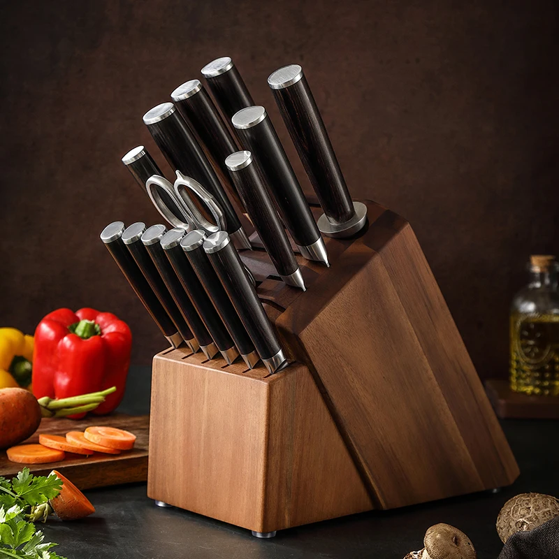 

16 pcs high quality 67 layers Damascus steel kitchen knife set with Different knife items