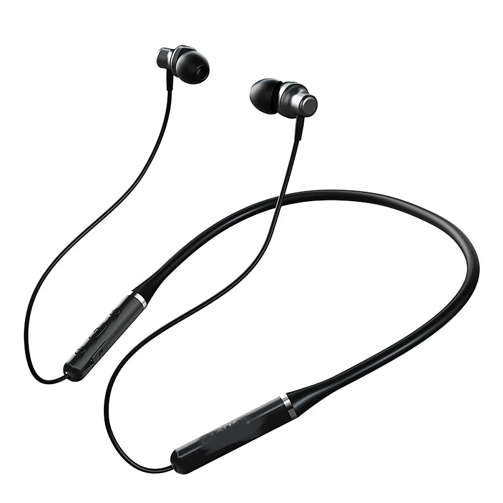

Original Wireless Headset HE05 Magnetic Neckband Earphones IPX5 Waterproof Sport Earbuds Noise Cancelling Headphone, Black