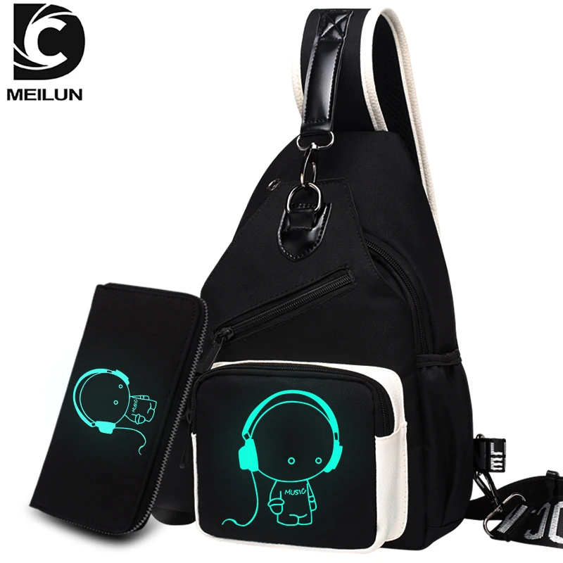 Dc.meilun Multifunction Luminous Crossbody Men Bags Style Shoulder Bag ...
