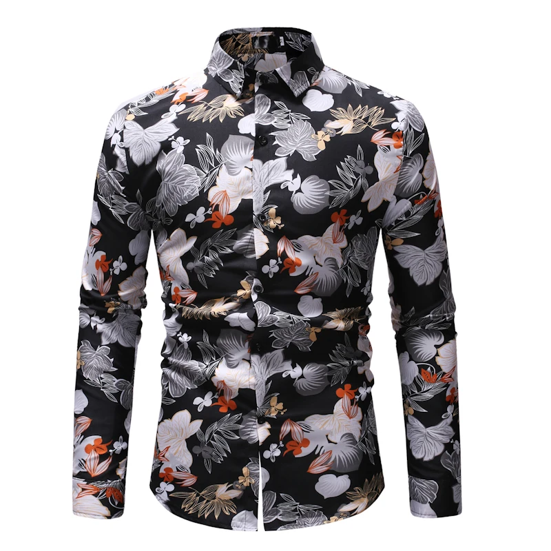 

customer care kemeja custom t shirt printing floral shirts men for men fall wear