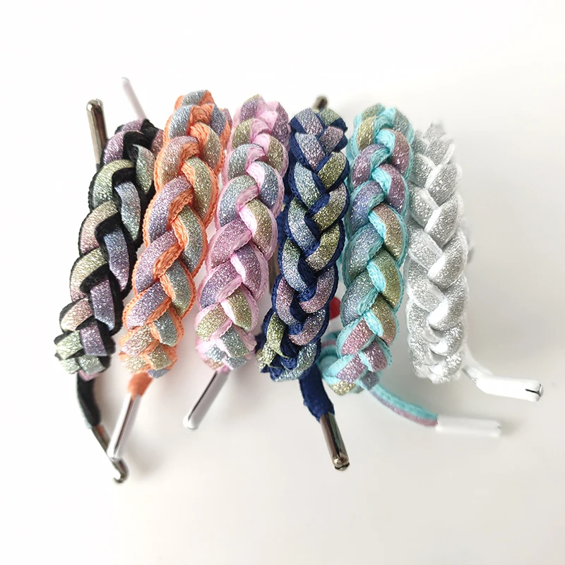 

Trendy Hot Wristband Fluorescent Color Weave Bracelets for Women Jewelry, Multi-colors