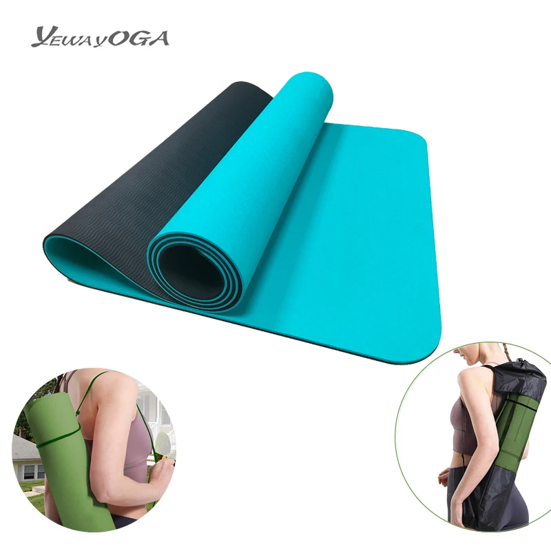 

Good quality factory Tpe yoga mat directly manufacturer yoga mat latex-free tpe exercise high density Eco-friendly tpe yoga mat, Customized color