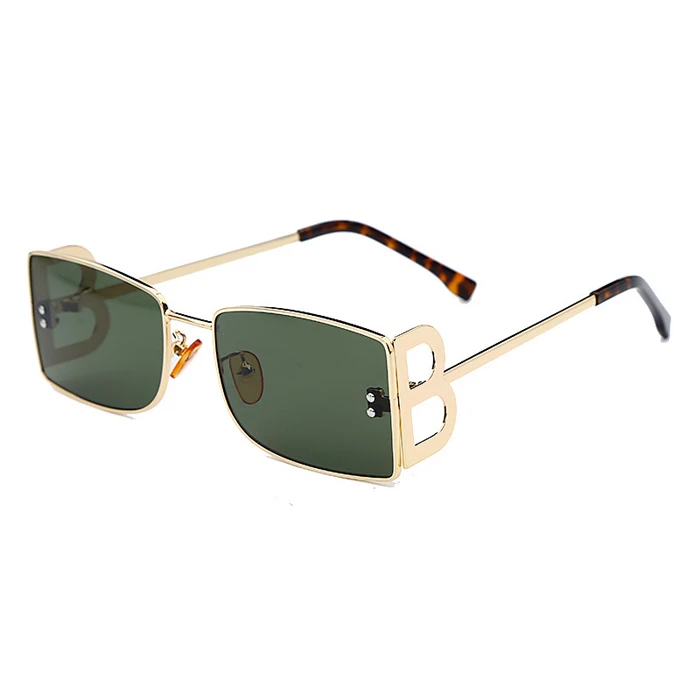 Metal B letter small super high quality new design metal sunglasses sun glasses women men
