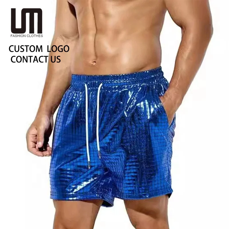 2025 New Wholesale Men Summer Casual Pants - Elastic Waist Drawstring Wide Leg Beach Shorts (Breathable Fabric for Vacation )