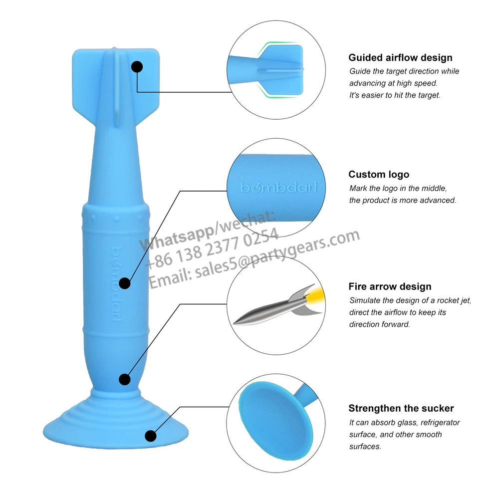 

Silicone double-headed darts adult children darts game indoor outdoor pop sucker darts set, Customized color