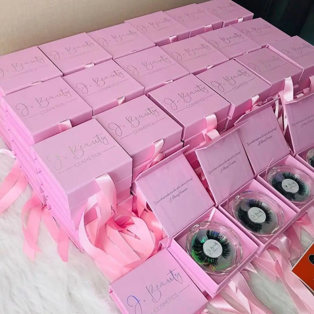 

100% mink fur private label wholesale 3d mink lashes, Black color