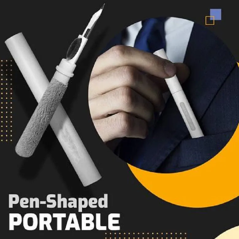 

Double Head Design Wireless Earbuds Cleaning Brush Pen Earphone Charging Case Cleaning Tools for Air pods Cleaning Kit