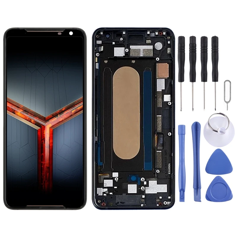 

for Asus ROG Phone II ZS660KL LCD Screen Touch Display Digitizer Spare Parts Assembly Replacement