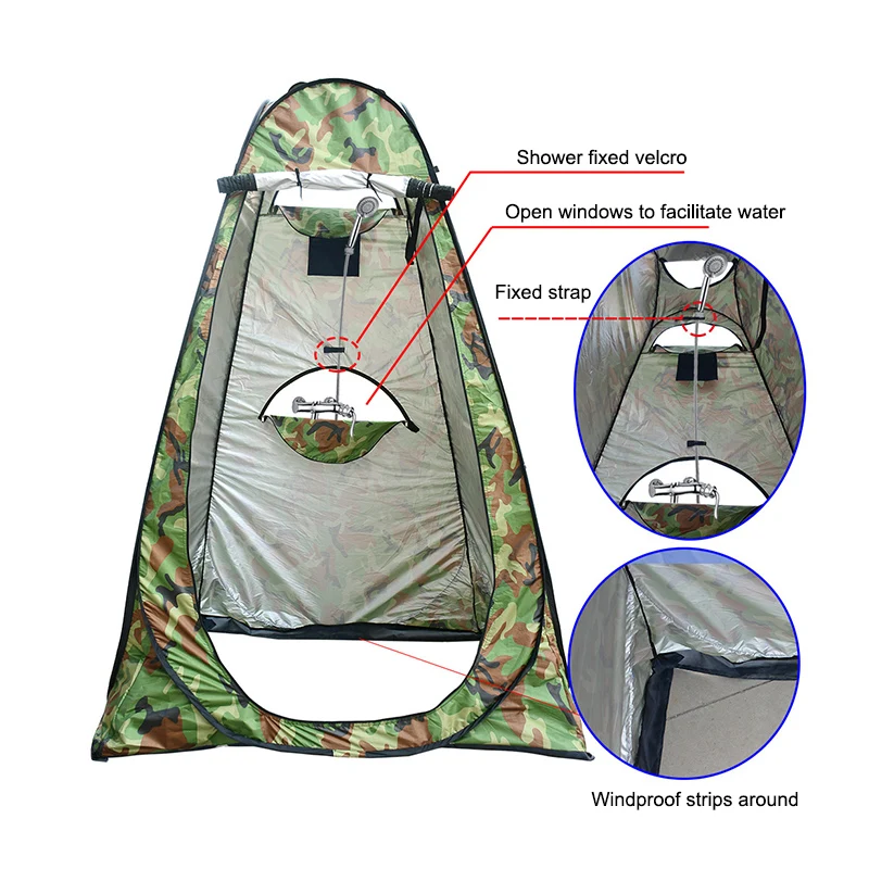 Automatic Folding Waterproof Portable Sports Pop Up Privacy Shower Tents Camping Outdoor for Toilet