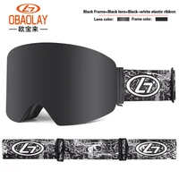 

Customized goggles ski eyes protection skiing glasses 100% UV Protection excellent Anti-fog Properties OEM ski googles