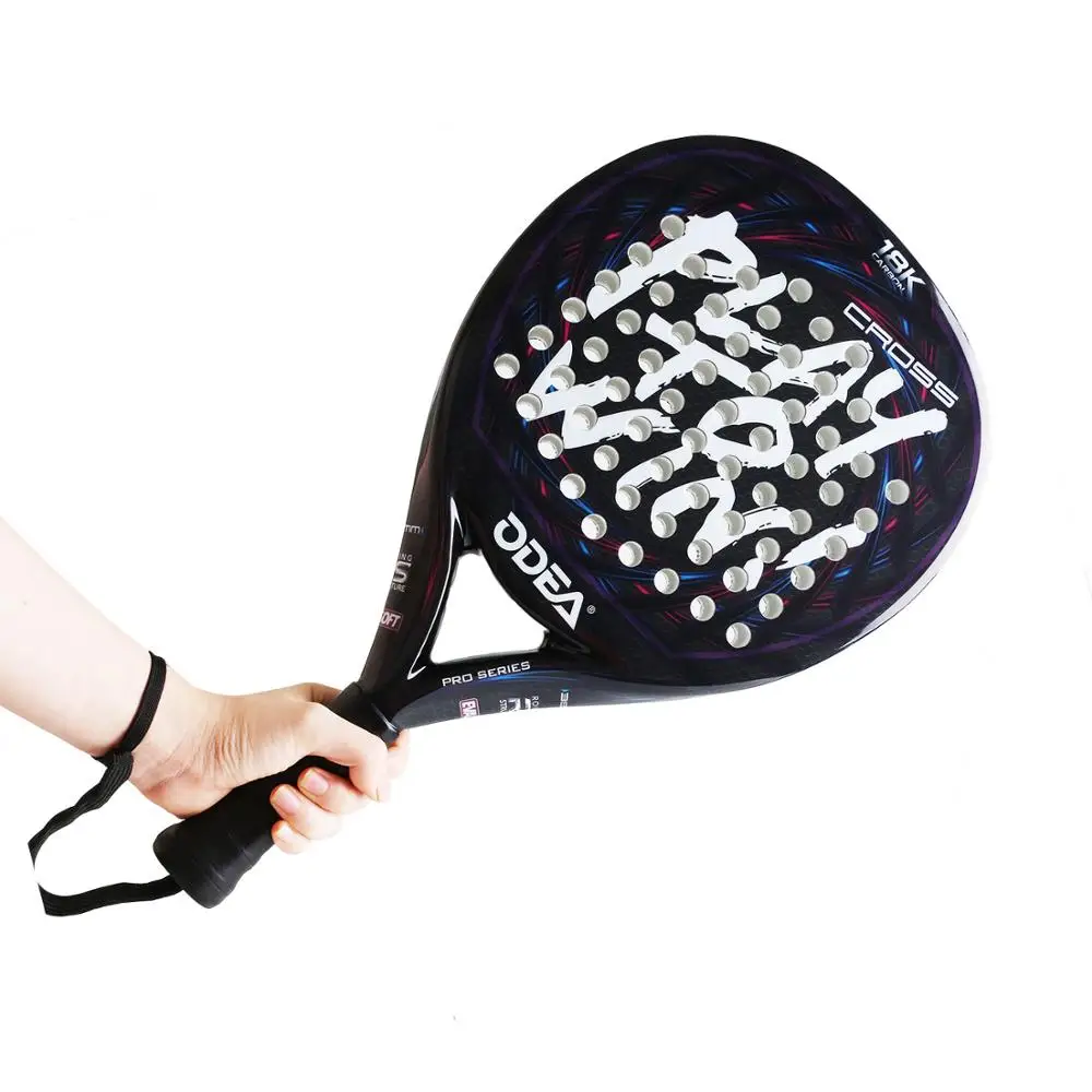 

2018 Latest Hot Sale 3K Carbon Hard EVA Spain Padel Racket, Red, yellow ,green,custom