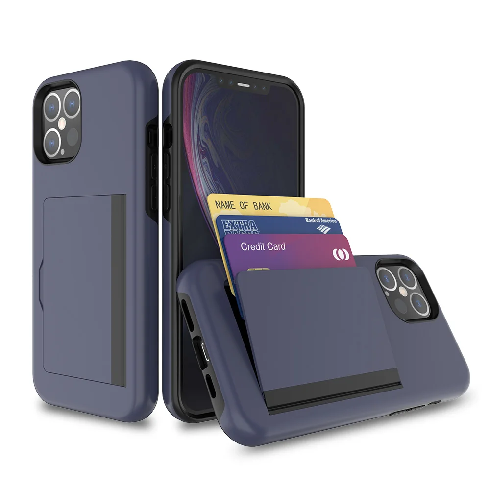 

LeYi Custom mobile phone case with card pocket holder for iphone 12 serries