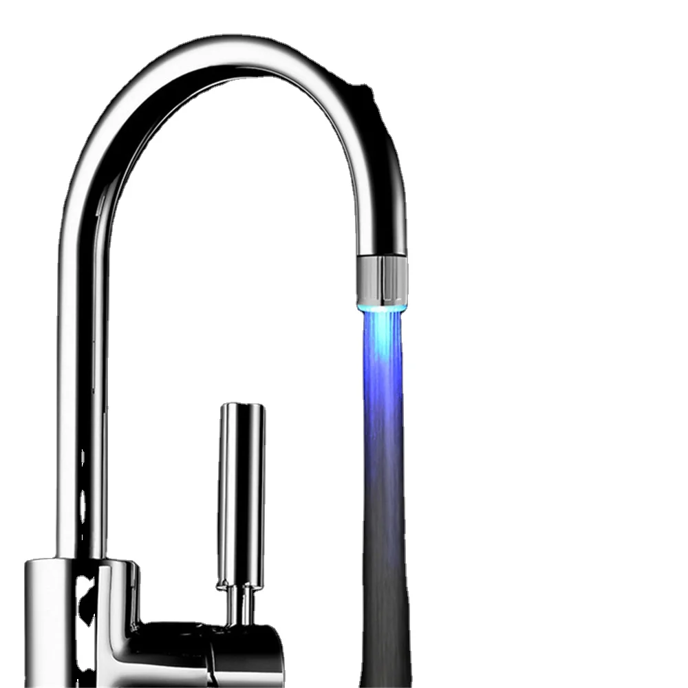 

Led Faucet Colorful Changing Creative Kitchen Bathroom Light-up Glow Nozzle Shower Head Water Tap Filter
