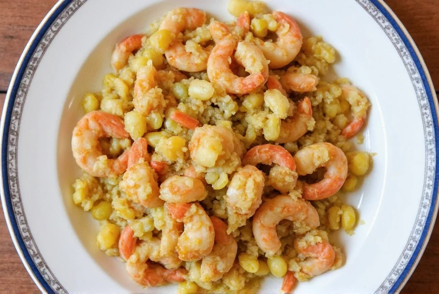 Finished Seafood Etouffee Plated