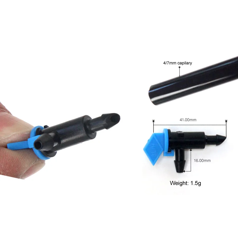 
china drip irrigation system agriculture button adjusted dripper 